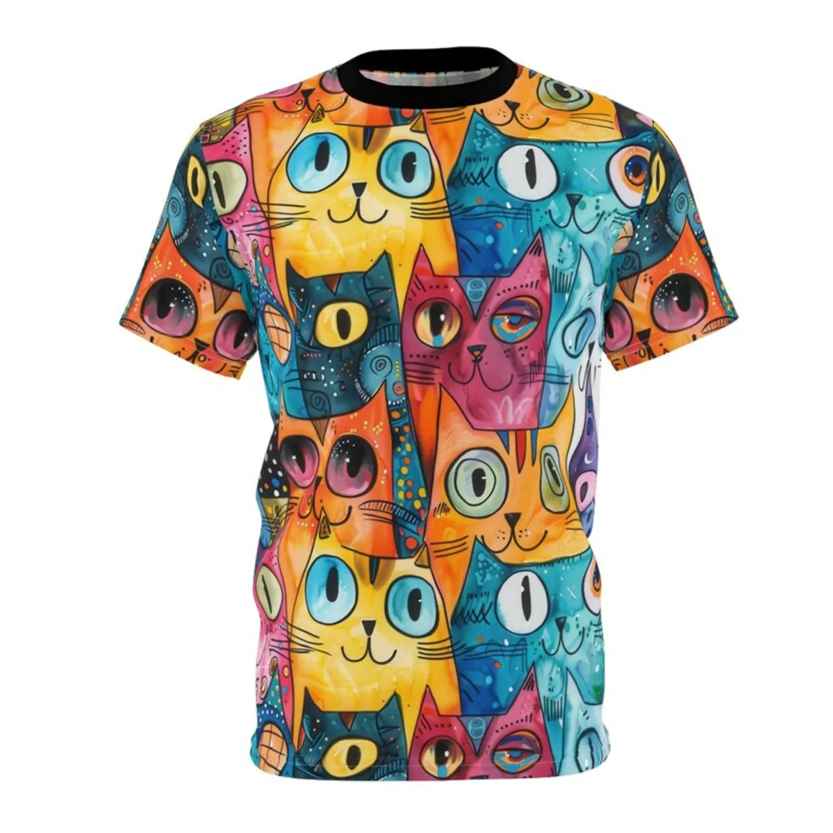 

Cat Elf 3D Print T Shirt Fantasy Graphic Tee Cute Anime Style Top Cool Streetwear Outfit