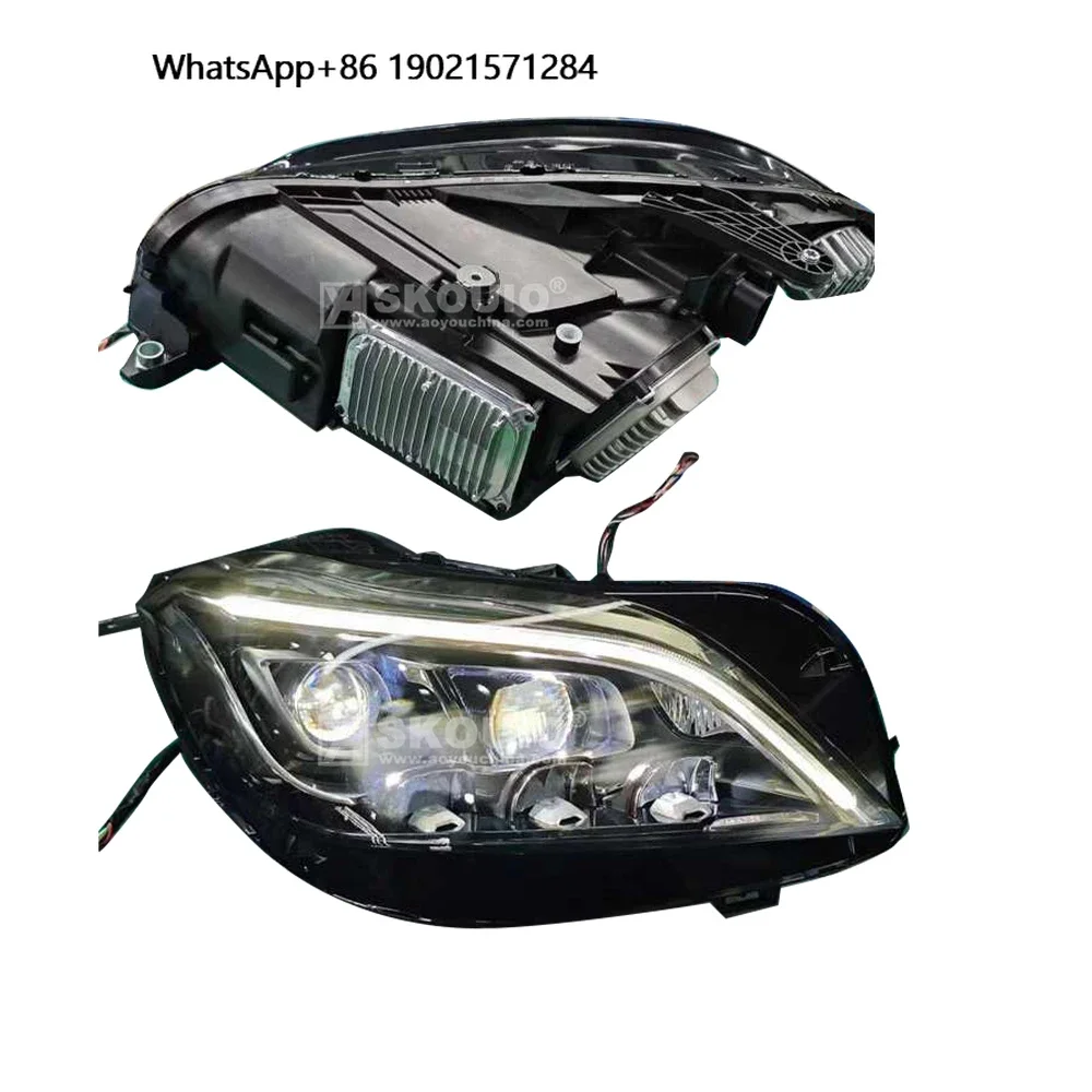 

SKOUIO-Z0 ODM Headlamps Head Light Front Lamp Upgrade LED Headlights for Mercedes Benz GLS CLASS W218 2012-2017