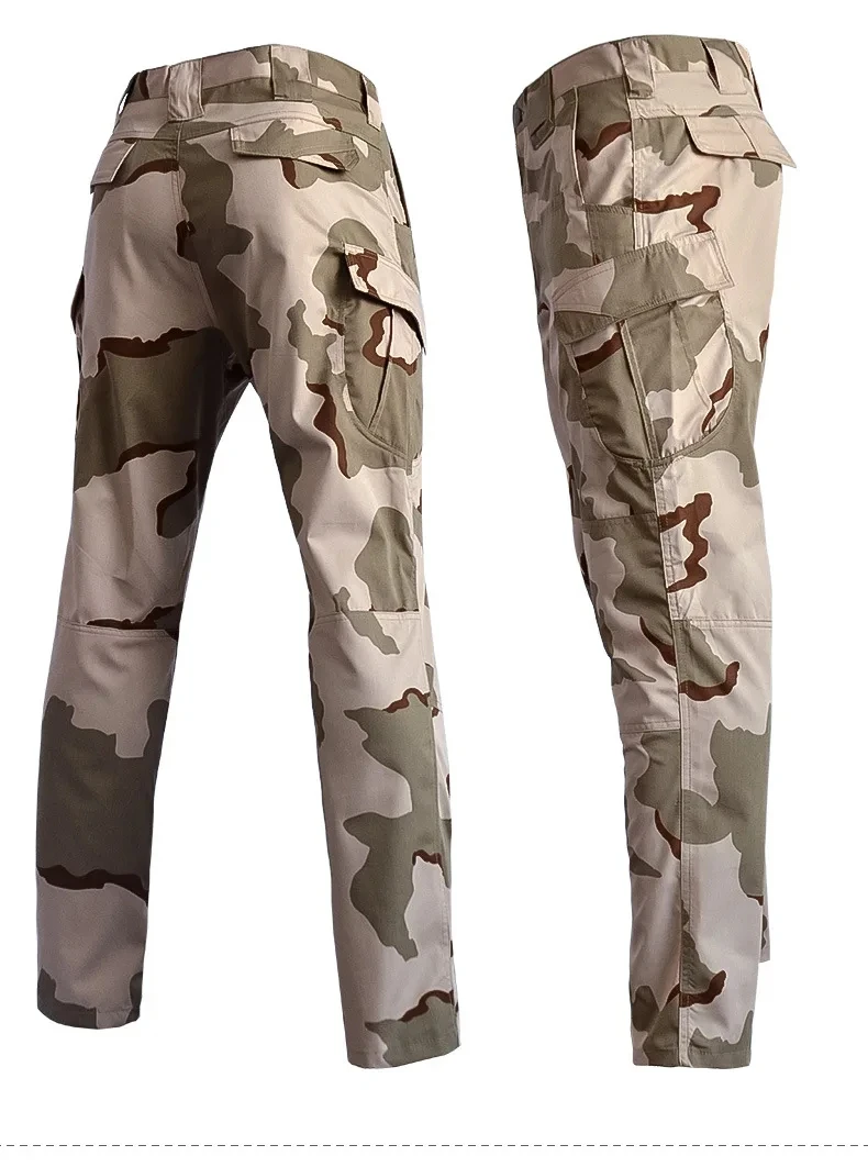 Tactical Long-Sleeve Training Uniform Set Men's Special Forces Camouflage Clothes Camping Breathable Training Suit for Shooting