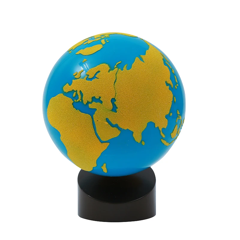 

Sandpaper Globe Of The Continents Montessori Geography Materials Culture Educational Equipment Kids Early Learning Toys Girl Boy
