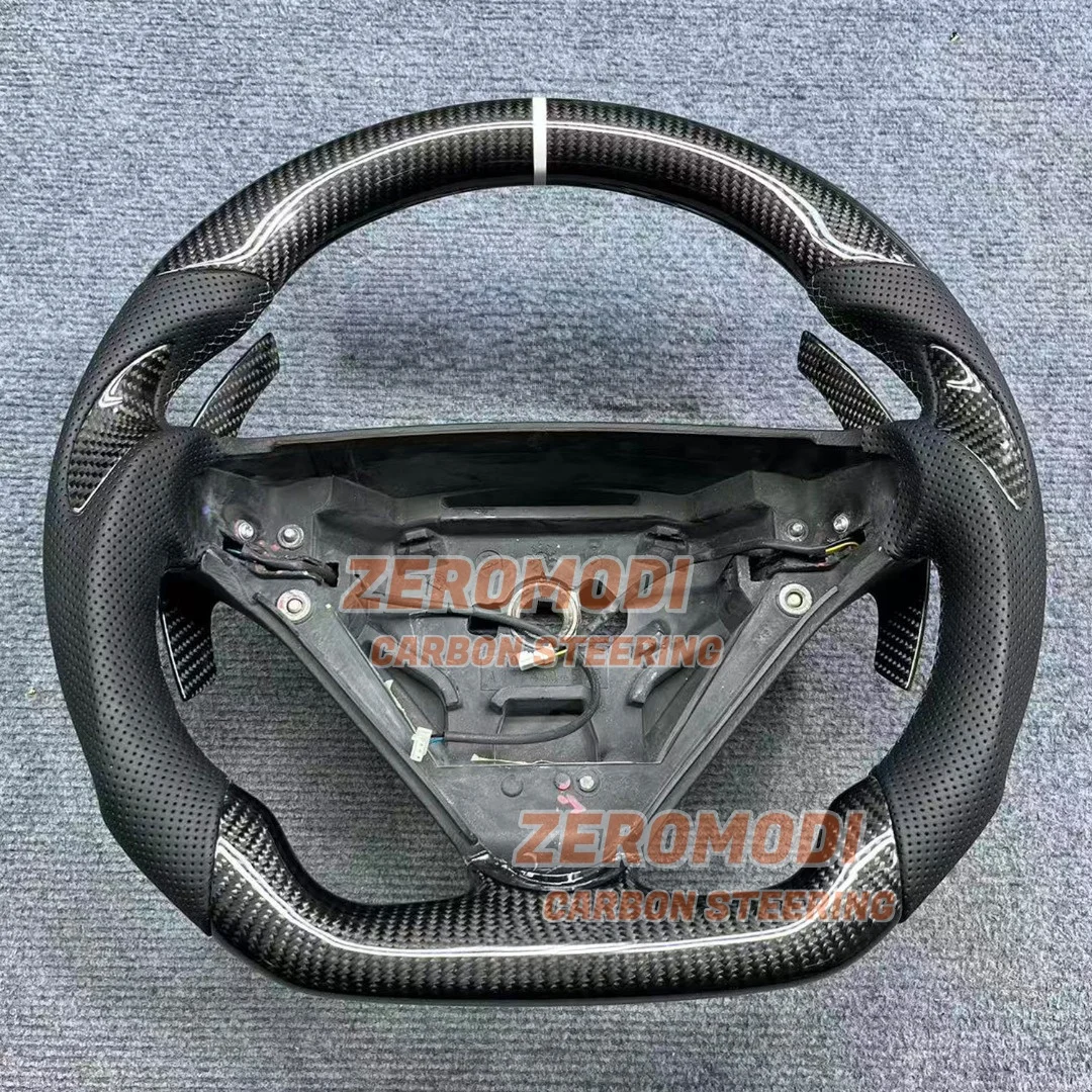 100% Real Carbon Fiber Sport Car Steering Wheel For Mercedes‑Benz W203 R171 SLK200 300 350 C200 230 350 Custom Steering Wheel