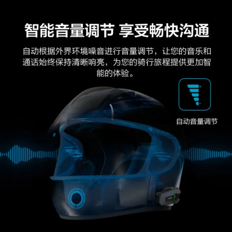 Bluetooth-Headset mit Helm