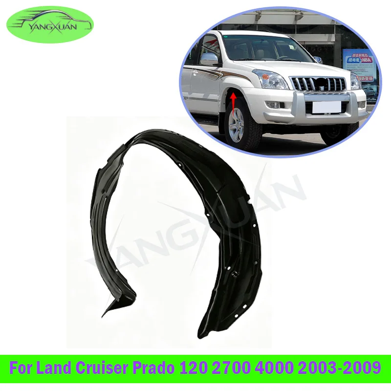Car Wheel Fender Liner Wheel Housing For Land Cruiser Prado 120 2700 4000 2003-2009 FrontWheel Fender Lined Fender