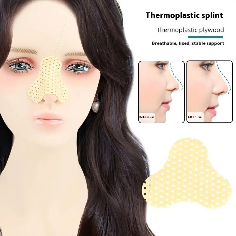 Self-shaping Nose Splint Low Temperature Thermoplastic Nose Job Adhesive Tape Fracture Splint Provide External Support Fixation