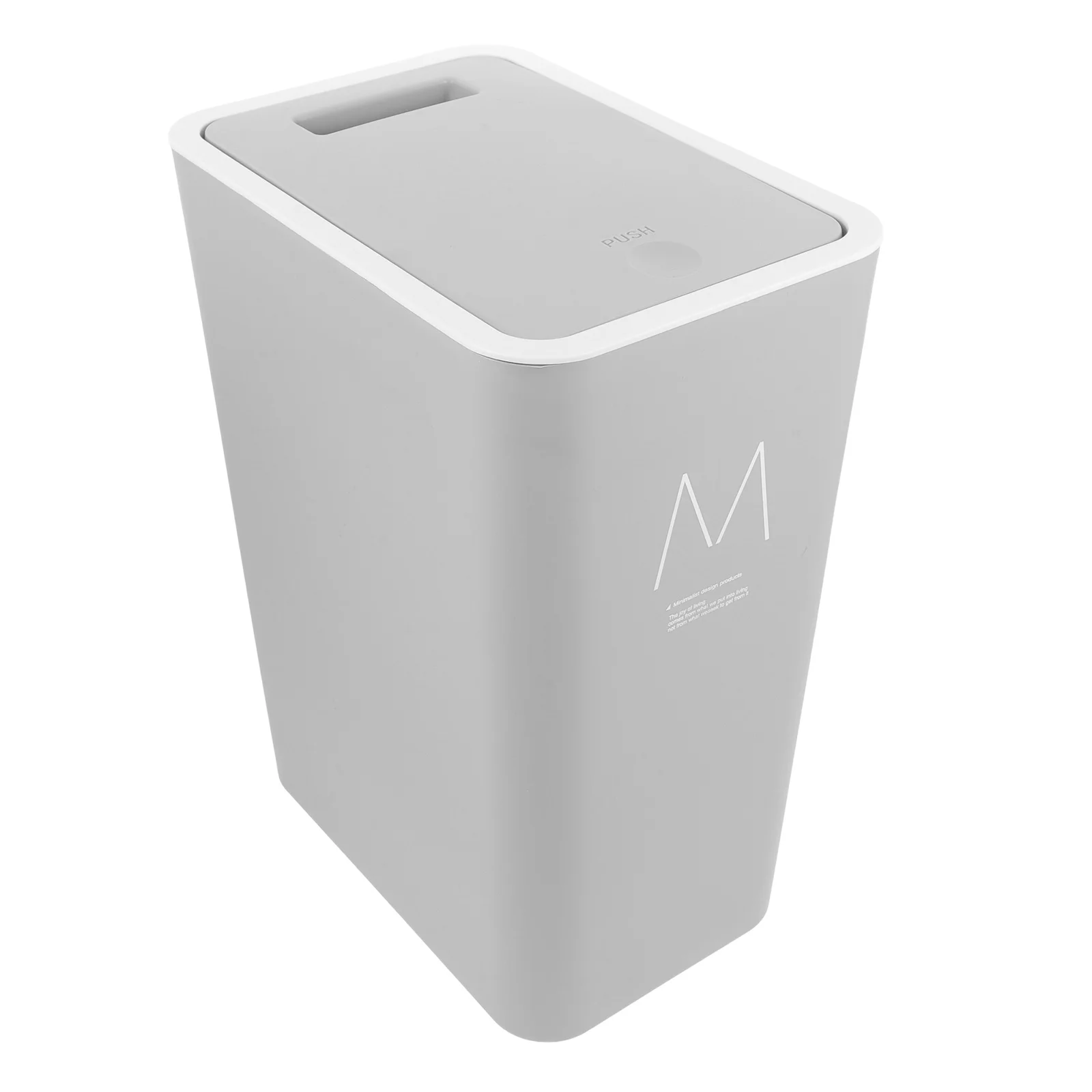 

15 L Garbage Can Cute Trash Ultra Thin Bedroom Must Haves Plastic Dustbin Recycling