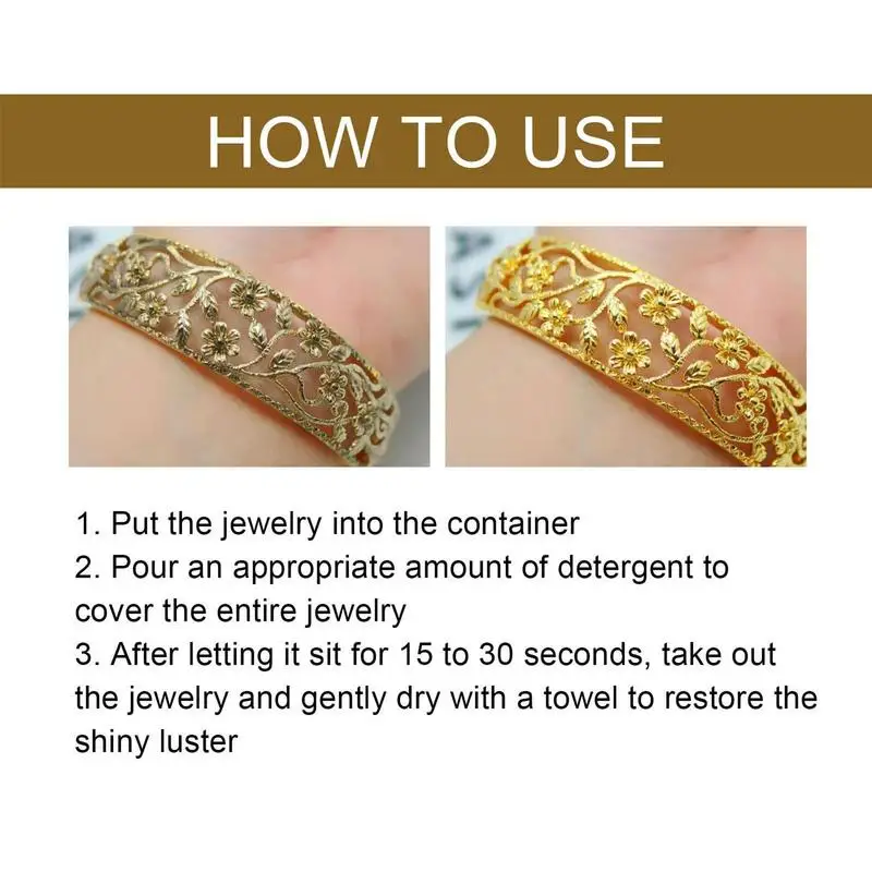 Jewelry Cleaner Watch Rings Spray 50ml Versatile Rust Remover Anti Tarnish Protection Rings Making Diamond Rust Detergent