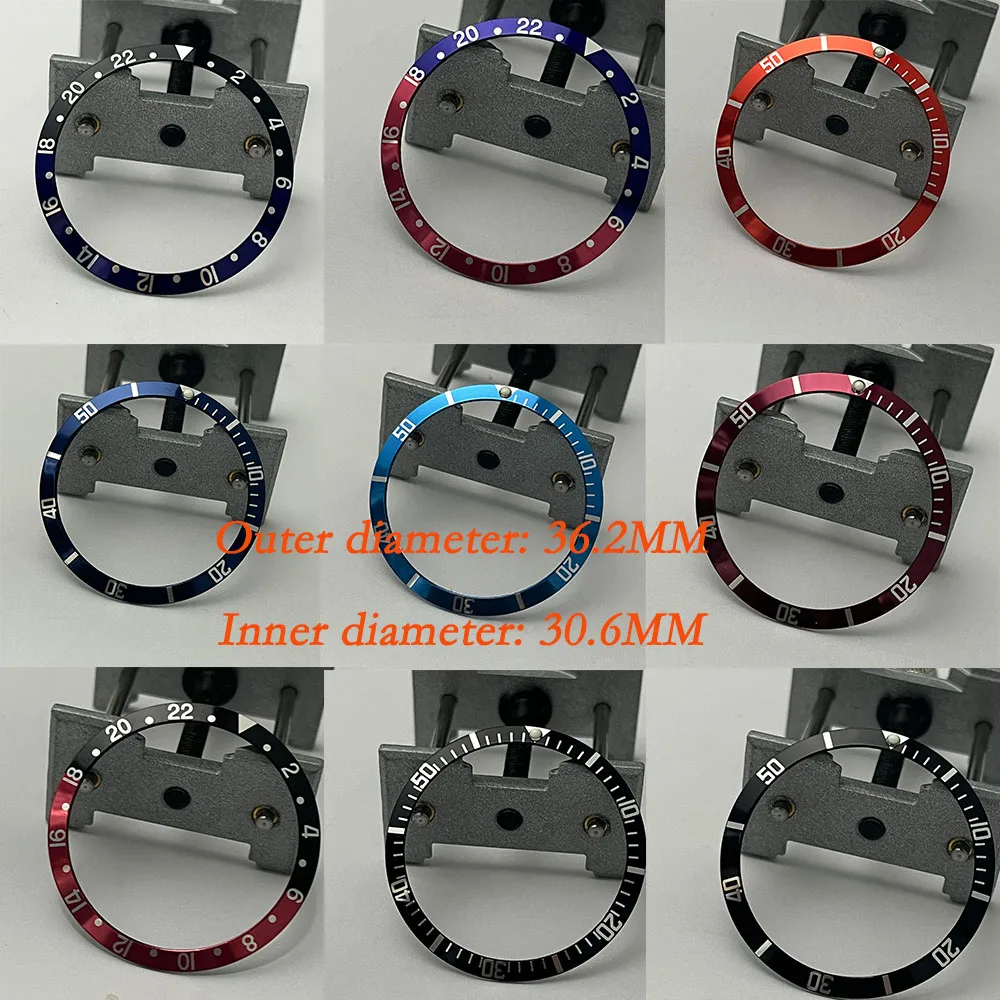 أدخل إطارًا من الألومنيوم باللون الأسود والأزرق والأخضر والأحمر مقاس 36 مم إلى ملحق حقيبة أوتوماتيكي مناسب للإطار