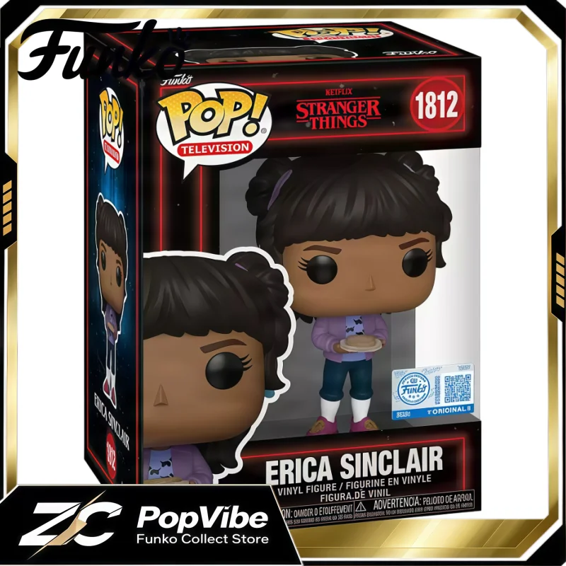 Authentic Funko Pop Stranger Things Erica Sinclair Official Vinyl Collectible Gift for Drama Fans Desktop Home Showcase Display