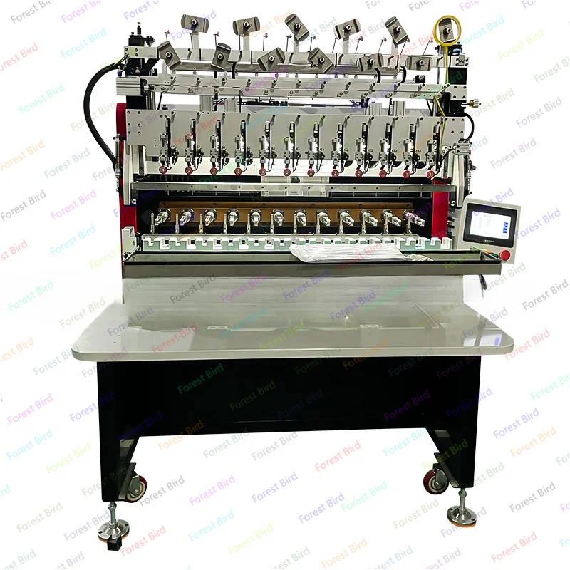 

12-осевая полностью автоматическая обмоточная машина с пластиковым покрытием, высокоскоростная Многожильная обмоточная машина