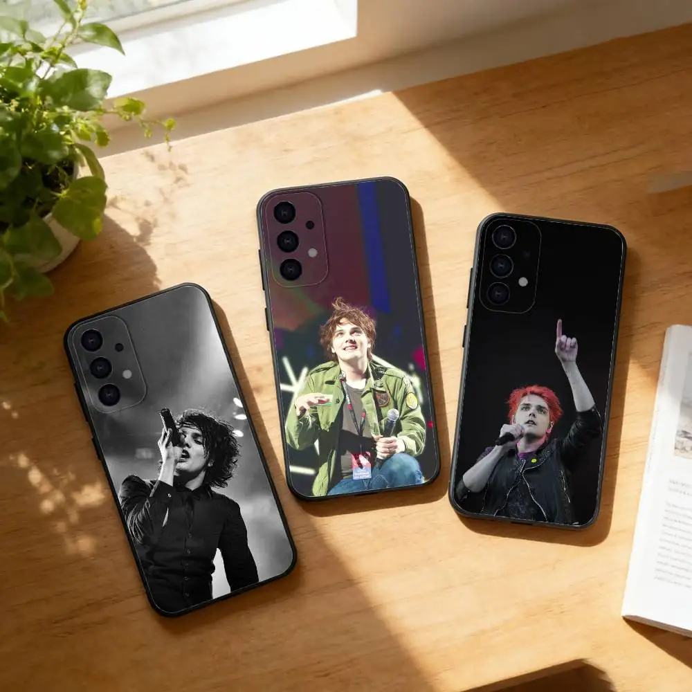 

Gerard Way Phone Case For Samsung S25,S24,S21,S22,S23,S30,Ultra,S20,Plus,Fe,Lite Black Shell