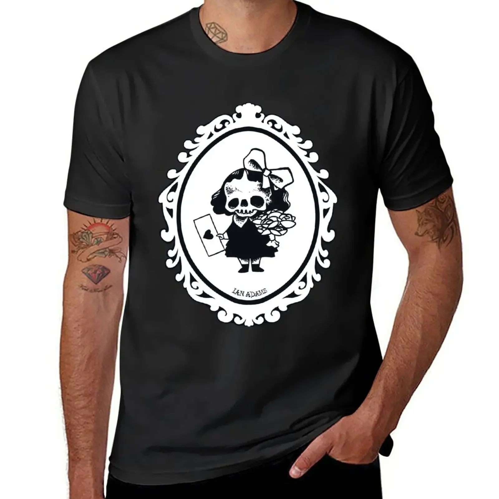 

New Lil Death Head loveletter T-Shirt summer tops tops new edition t shirt plus size tops mens champion t shirts