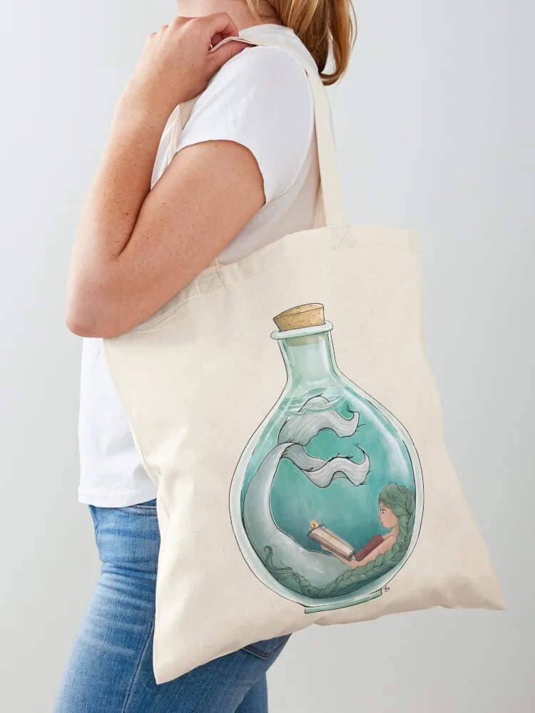 

Isla and the Snail Tote Bag reusable shopping bag Candy bags reusable grocery bags tote bags cloth