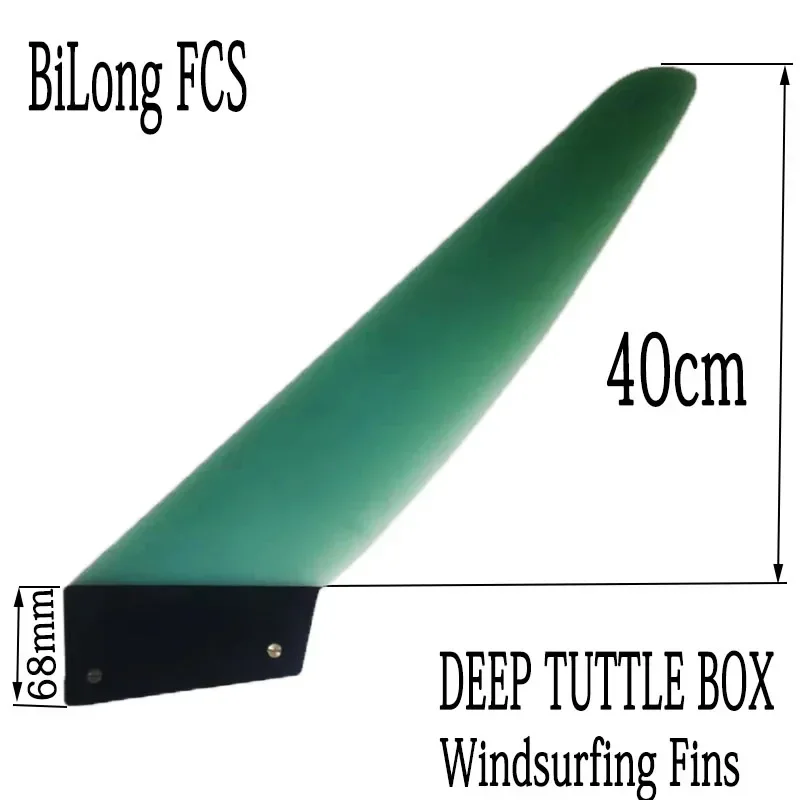 For DEEP Tuttle Box 40 CM Windsurf Fin Kiteboards Fin Glass Fiber G10  Epoxy Resin Surfboard Fin Stock Windsurfing Fins