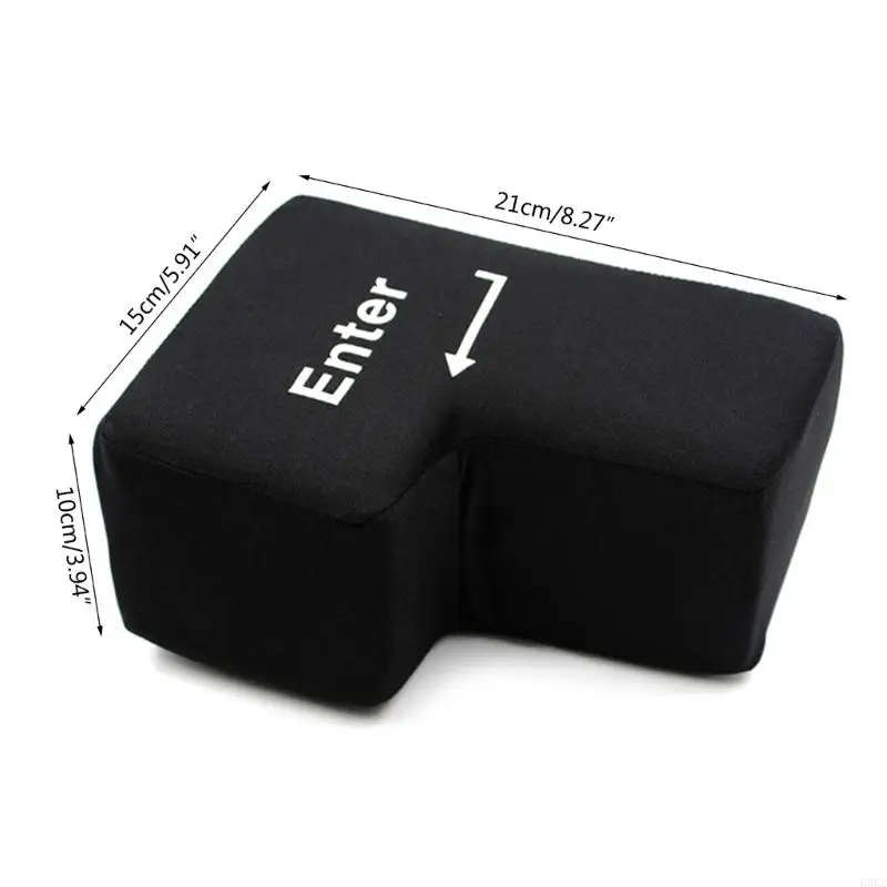 Anti-Stress Big Enter Key Pillow Button Usb Connection Huge Enter Stress Reliever Cushion Creative Christmas Gift