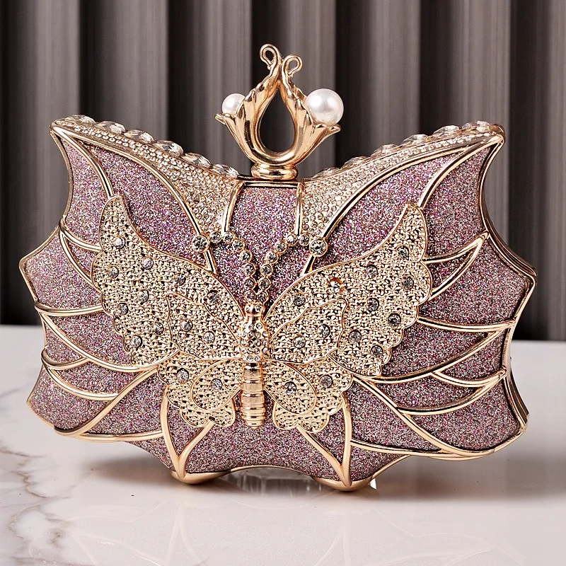 

Nesitu New Design Women Make Up Cosmetic Evening Shoulder Messenger Clutch Bag Phone Purse Handbag Golden Red Pink Black M88142