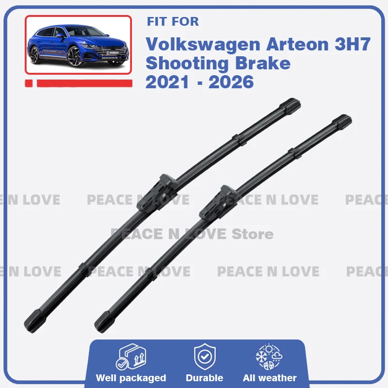 Front Wiper Blades For Volkswagen Arteon Shooting Brake 3H7 2021 - 2025 Windshield Windscreen Window Washer Brushes Accessories