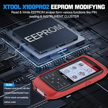 XTOOL X100Pro2 programátor klíčů s imobilizérem a adaptérem EEPROM, profesionální programovací nástroj X100 Pro2 pro automobilový OBD skener 10 nejlepší prodej xtool x100 pro 2 - №2