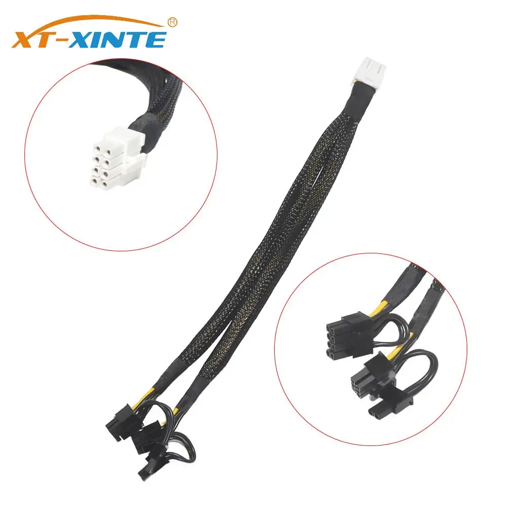 

For Lenovo ST558 ST550 Server Cable 8P to Dual 6+2P GPU Graphics Card Power Supply Cable for 3090 A100 A6000 GPU Extension Cable