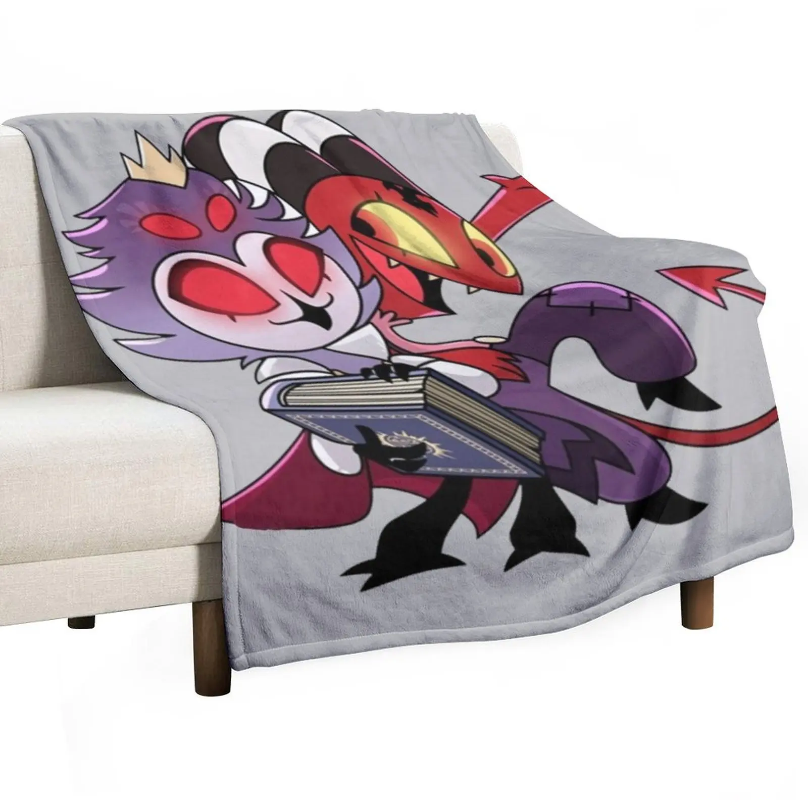 Helluva Boss - Stolas Throw Blanket Luxury Thicken Beach cosplay anime Tourist Flannel for winter Blankets