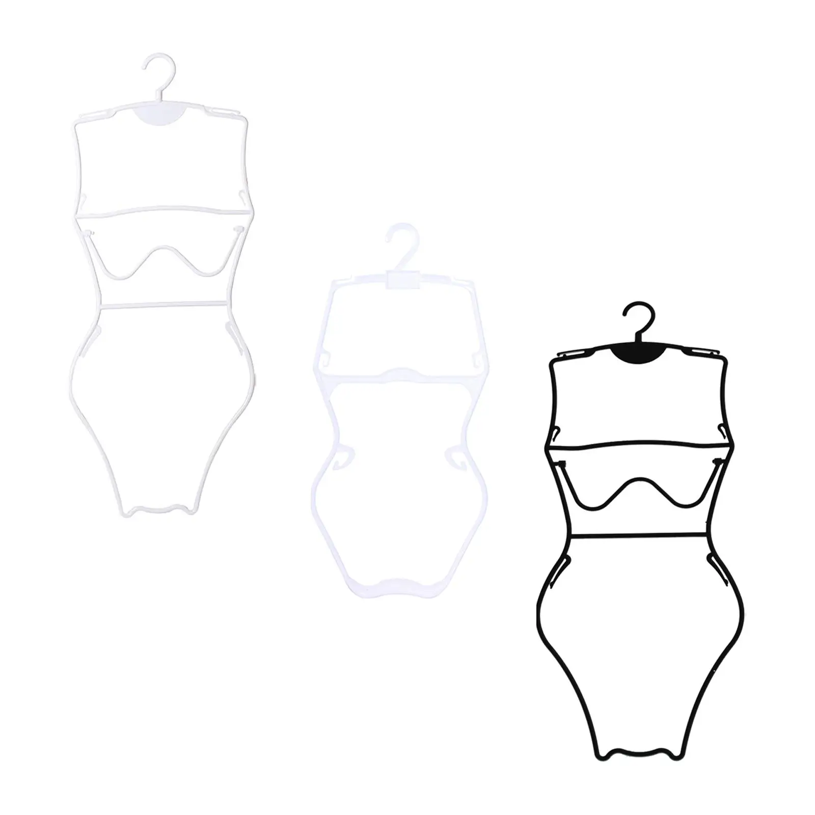 Swimsuit Hanger Lingerie Hanger Swimwear Hanger Display Rack, Bikini Swimwear