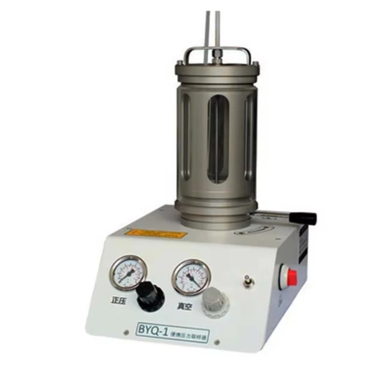 Portable pressure sampler for high viscosity sample sampling