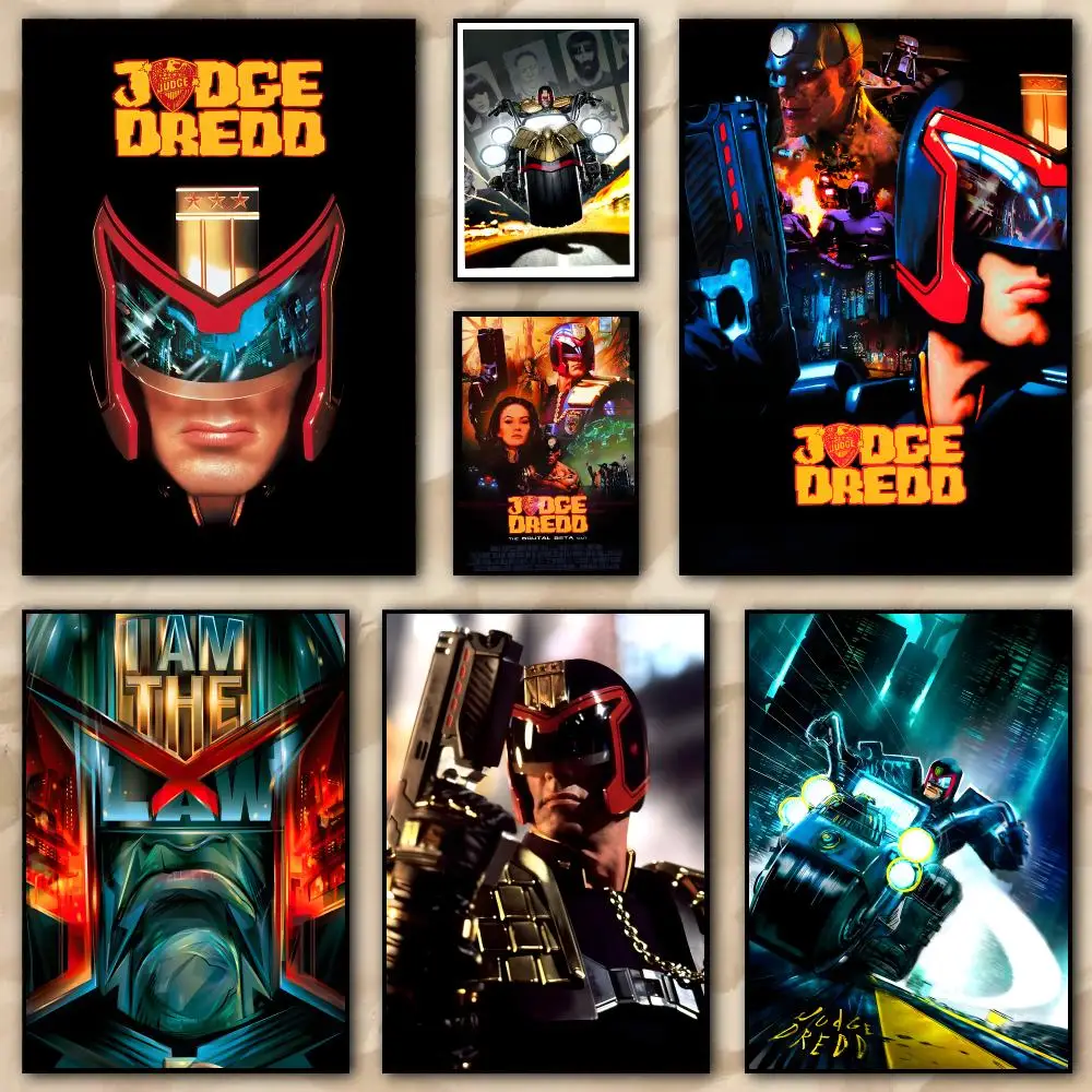 Movie J-Judge DreddS Poster HD Printing Wall Art Home Decor For Bedroom Drawing Room Office Idea Gift