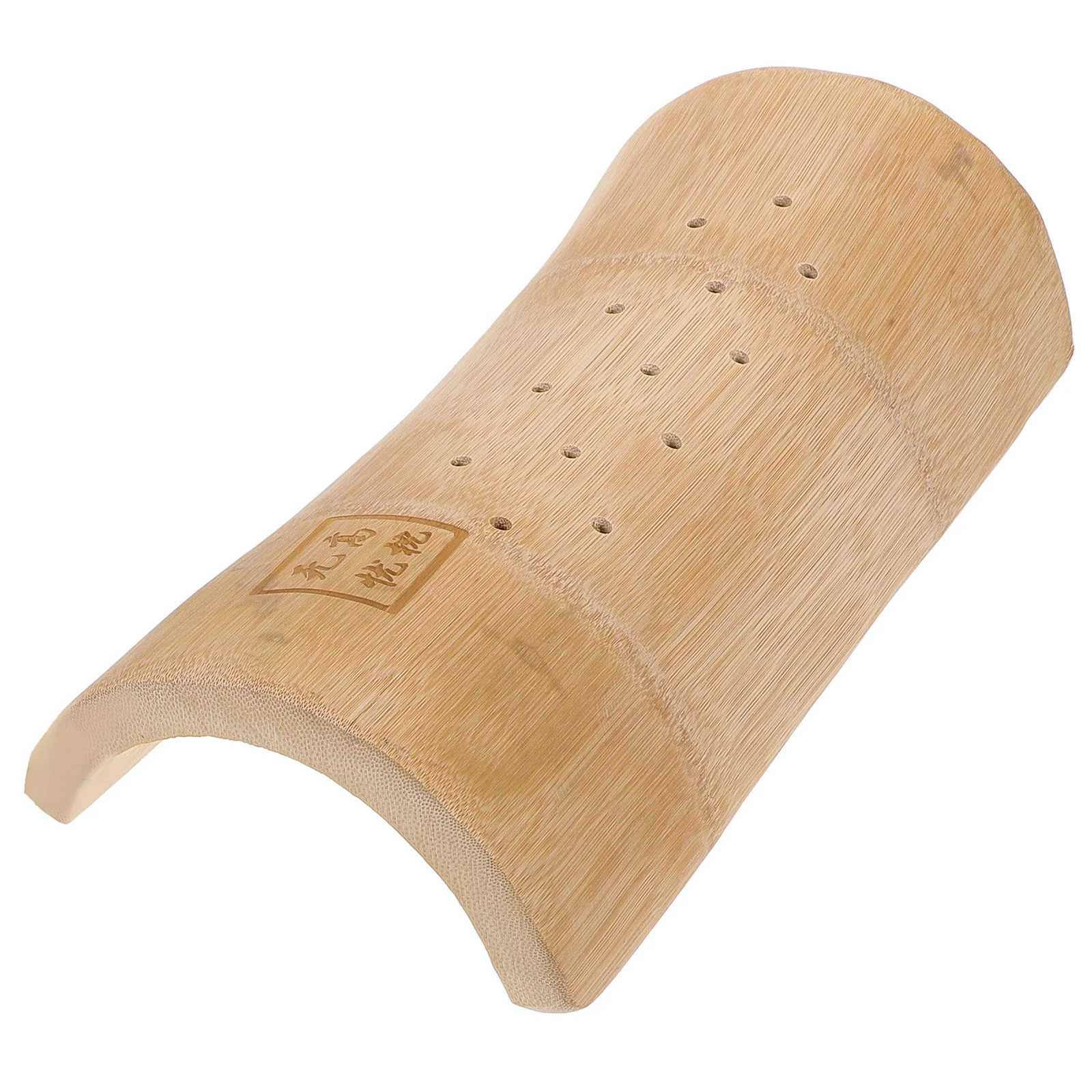 

Bamboo Cervical Pillow Sturdy Comfortable Head Lumbar Spine Support Sauna Room Spa Use Pillow