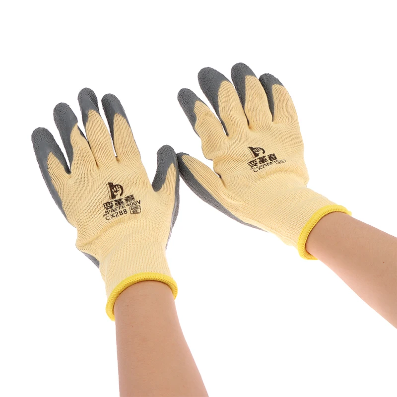 1Pair Electrician Work Gloves Protective Tool 400v Insulating Gloves Anti-electricity Low Voltage Security Protection Gloves