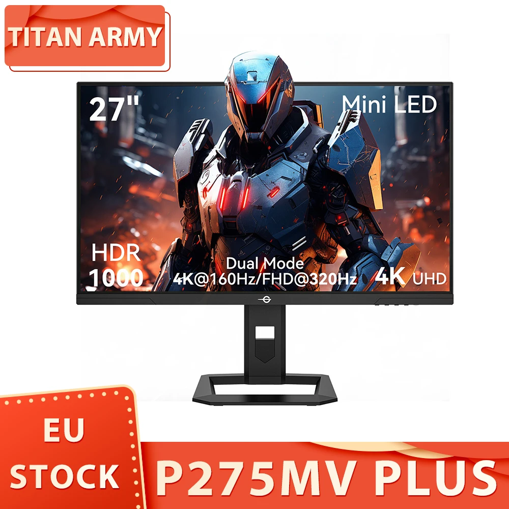 TITAN ARMY P275MV PLUS – Najlepszy monitor gier 27 cali z Mini LED i 320 Hz? Sprawdź nasz szczegółowy test