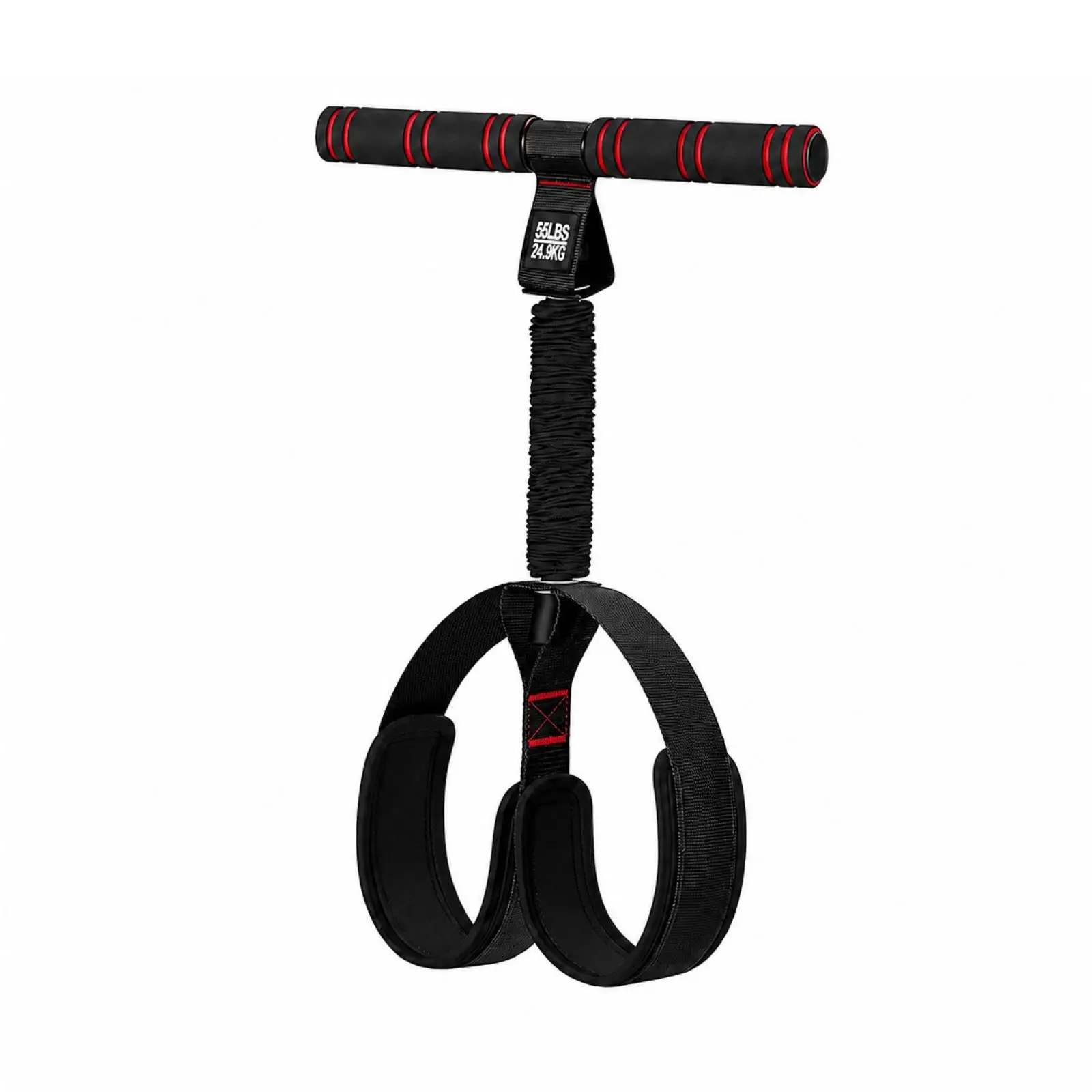 Foot Pedal Resistance Device Reinforced Foot Pedal Resistance Band Fitness Equipment Foam-Grip Compact for Home Workout