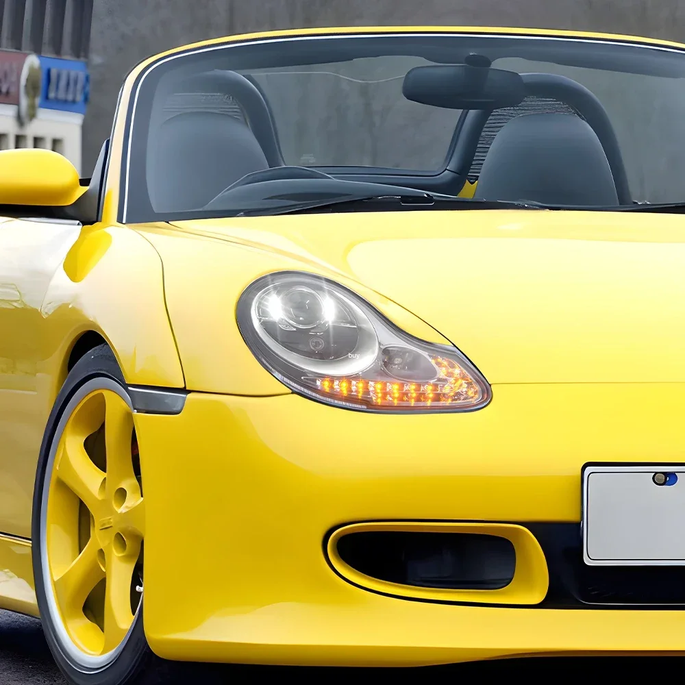 

Замена автомобильных фар для Porsche 911 996 1998-2004, светодиодные передние фары, комплект с линзами-проекторами, аксессуары для автомобилей