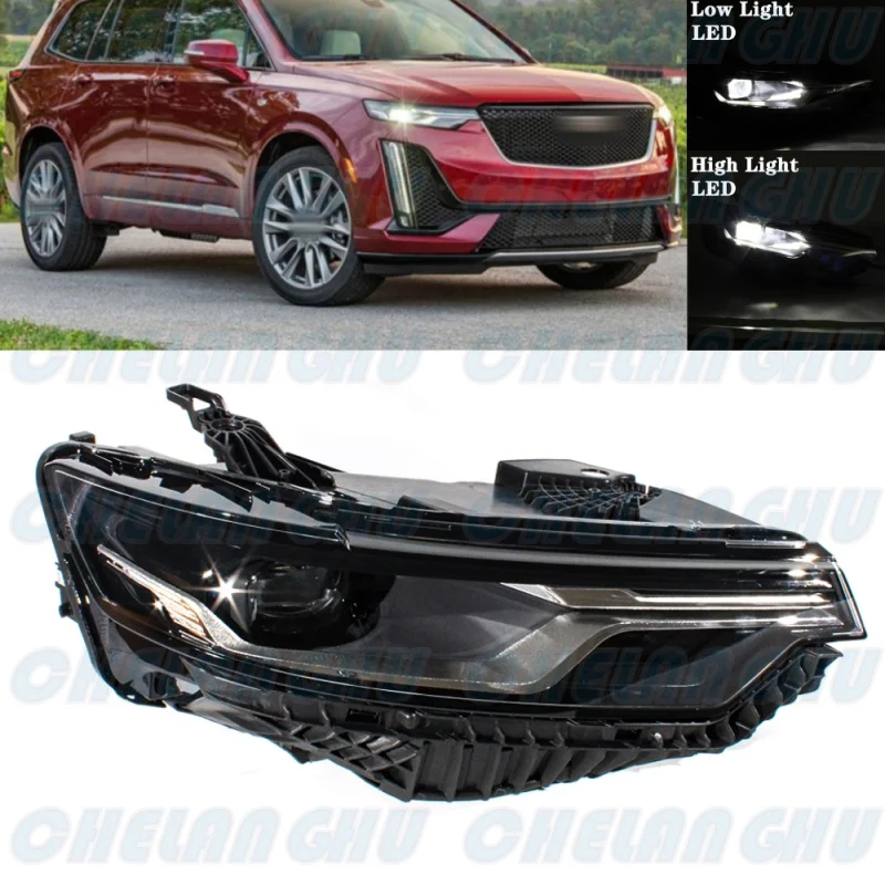 

LED HeadLight For Cadillac XT6 LHD 2020 2021 2022 2023 2024 Right Side Front HeadLamp car accessories 84859129