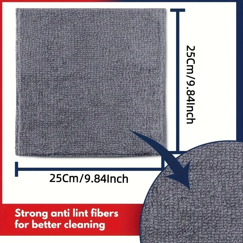 5/10/20pcs Kitchen Towel Ultra Fine Fiber random color Cleaning Cloth Soft Absorbent Stain Removing Wipes