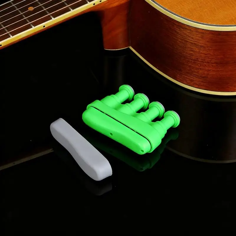 @*Guitar Hand Grip Strengthener Finger Exerciser Medium Tension Non-slip for String Instrument Players Skill Improvement