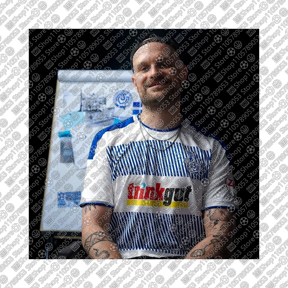 2026-27 Sommer Erwachsenen-Oberteil Schnelltrocknend Atmungsaktiv MSV Duisburg Heimtrikot Herren Damen Sport Drittes Fußballtrikot Familien-T-Shirt