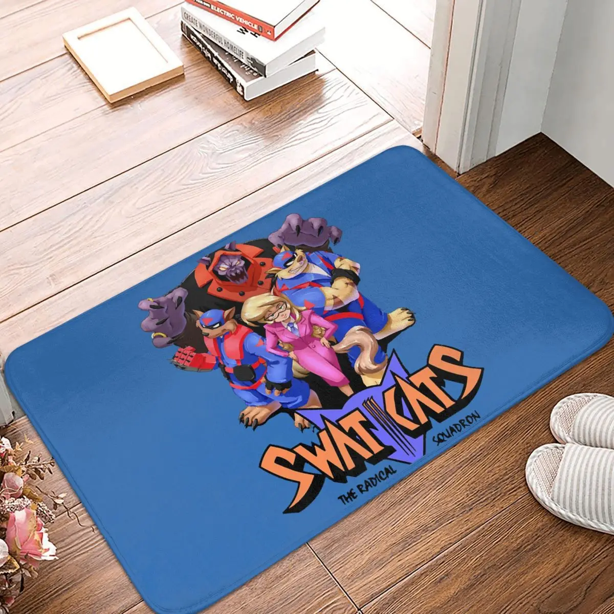 Swat Kats Bedroom Mat Elite Team Doormat Flannel Carpet Balcony Rug Home Decoration