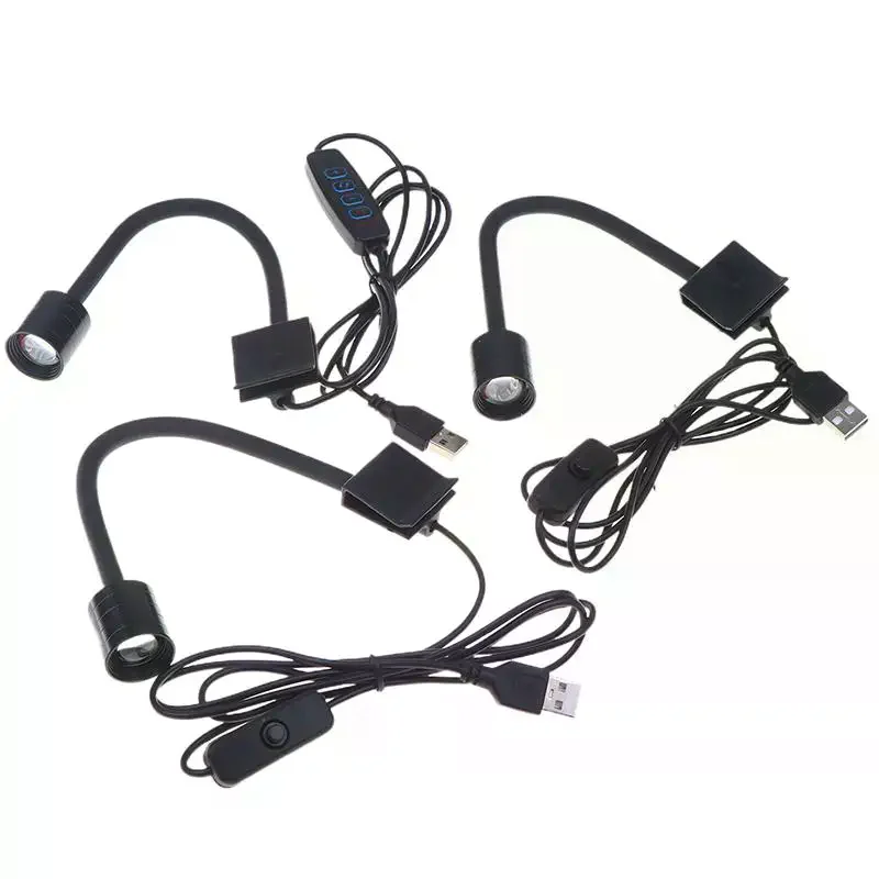 3W LED Fish Tank Lamp for South American Aquarium Dimmable Spotlight for Aquascape Decoration