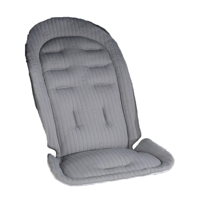 Comfortable Baby Pram Liner Universal Cotton seats Cushions Thick Paddings & not Slip Backing Pushchair Interior Liner