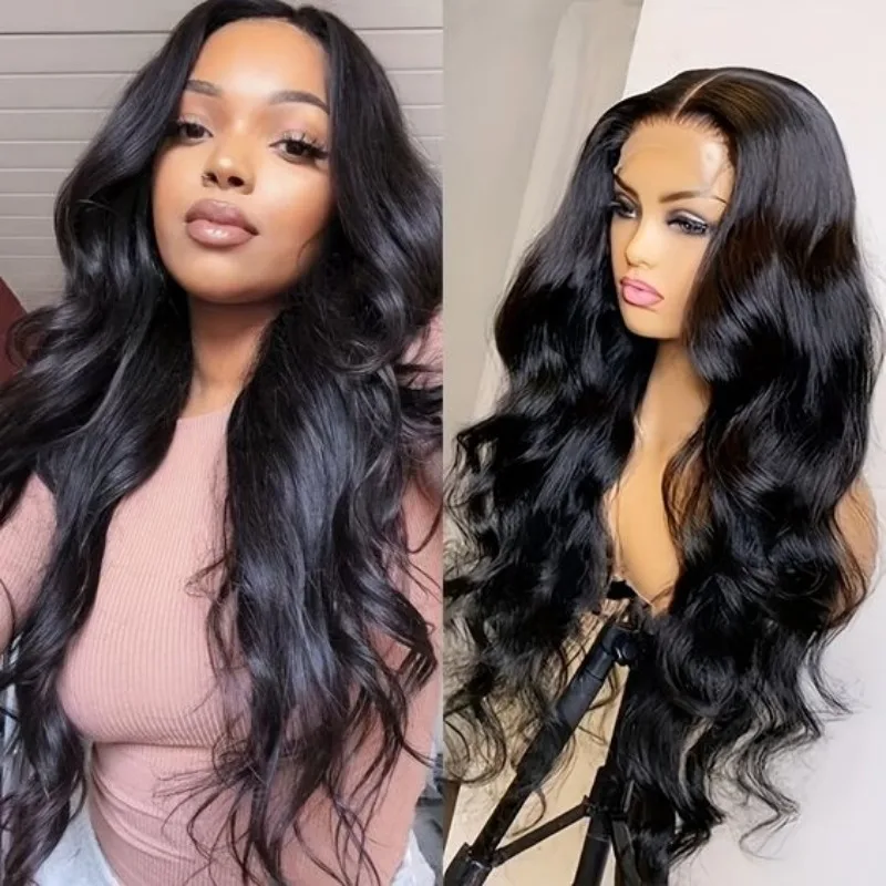 IRoshion 250% HD 40 Inches 13x6 Lace Front Human Hair Wigs Transparent Body Water Wave 13x4 Lace Frontal Wig Brazilian Hair