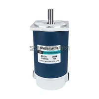 Motor de CC de alto par de 200W, 12V/24V, 1800/3000rpm, Motor de imán permanente, Mini Motor reversible de CC drehbank, Motor generador DIY