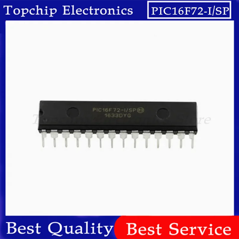 5pcs PIC16F72-I/SP PIC16F72 16F72-I/SP DIP-28