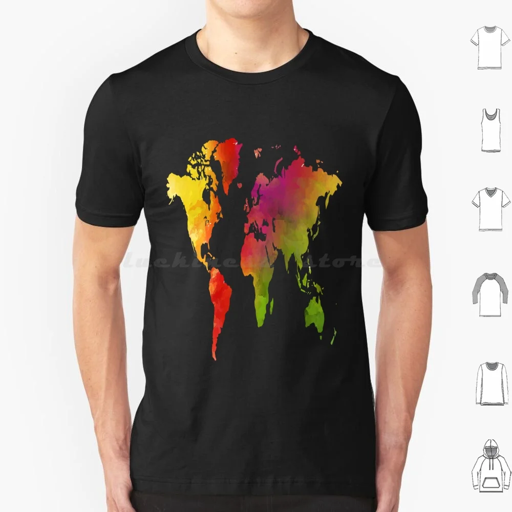 World Map , Flat Earth World Map Globe T Shirt 6Xl Cotton Cool Tee World Map Flat Earth World Map Globe