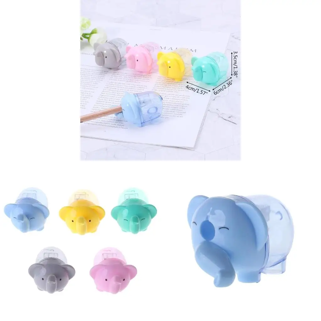 Cartoon Elephant Pencil Sharpener School Office Supply Stationery Gift