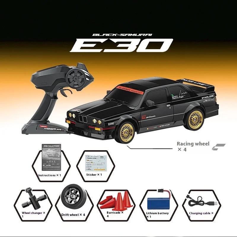 자이로 RC 드리프트 자동차 4x4 고속 풀 스케일 스로틀 방향 시뮬레이션 모델 원격 제어 자동차 50km/H 어린이 장난감