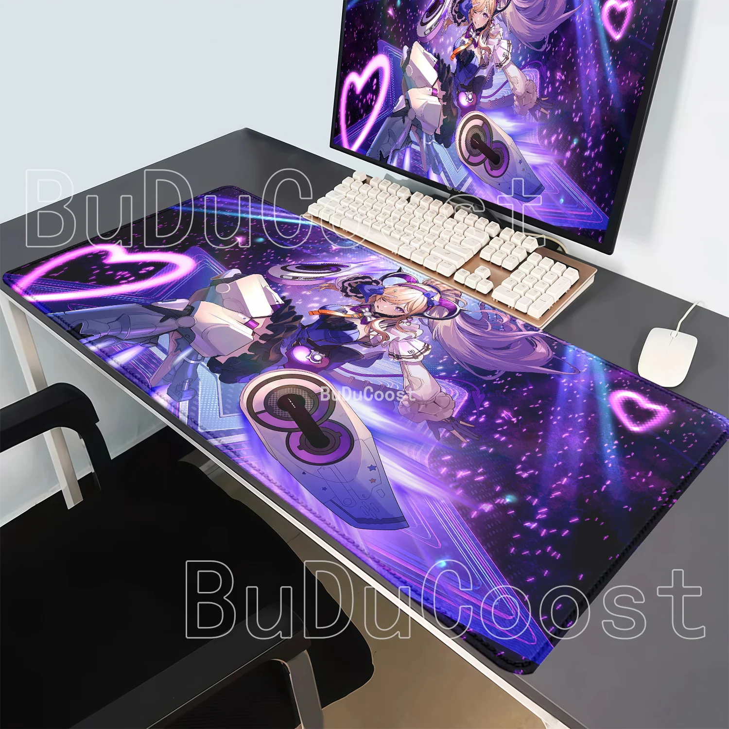 Larger Mouse Pad Liino Gaming Arknights Endfield Office Keyboard Overlock Esports Mousepad PC HD Printing Non-slip Base Desk Mat