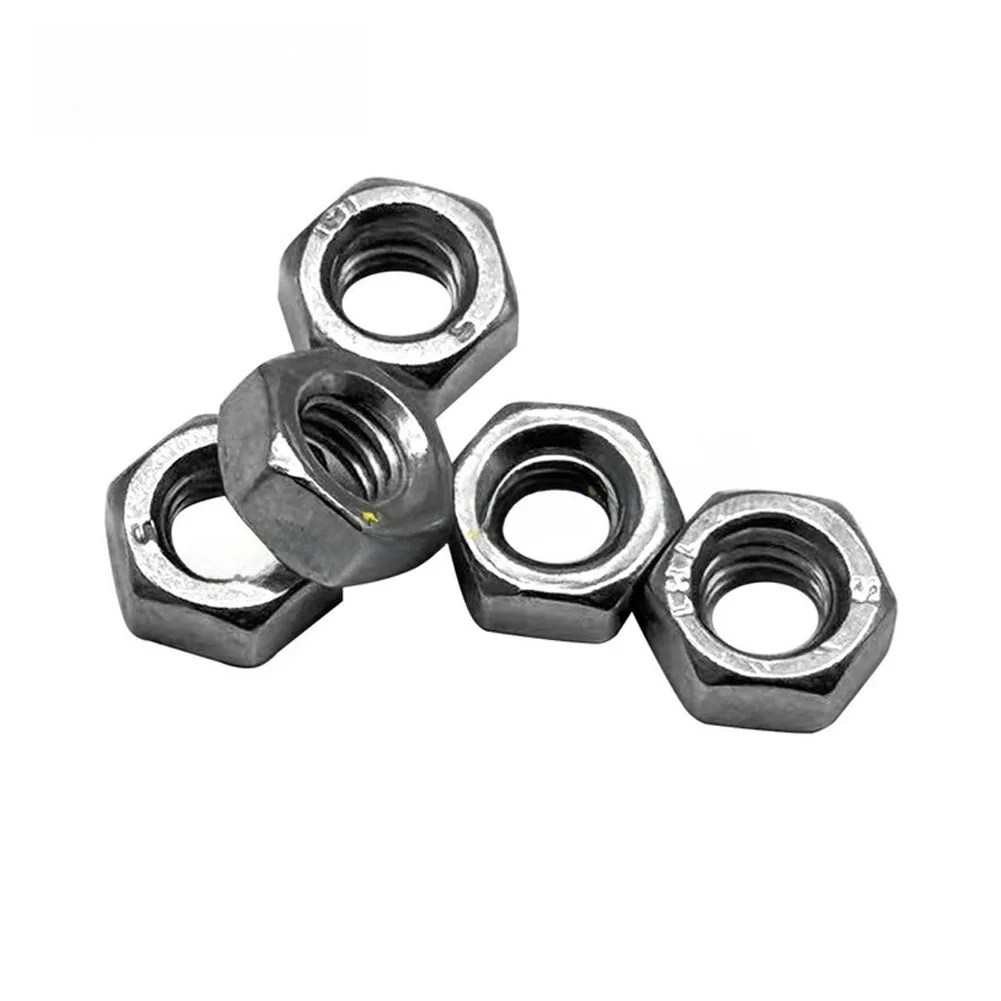 5pcs/set 6mm Angle Grinder Rotor Nut For GWS6-100 Right Hand Thread Bimetal Gear Power Tool Replacement Parts