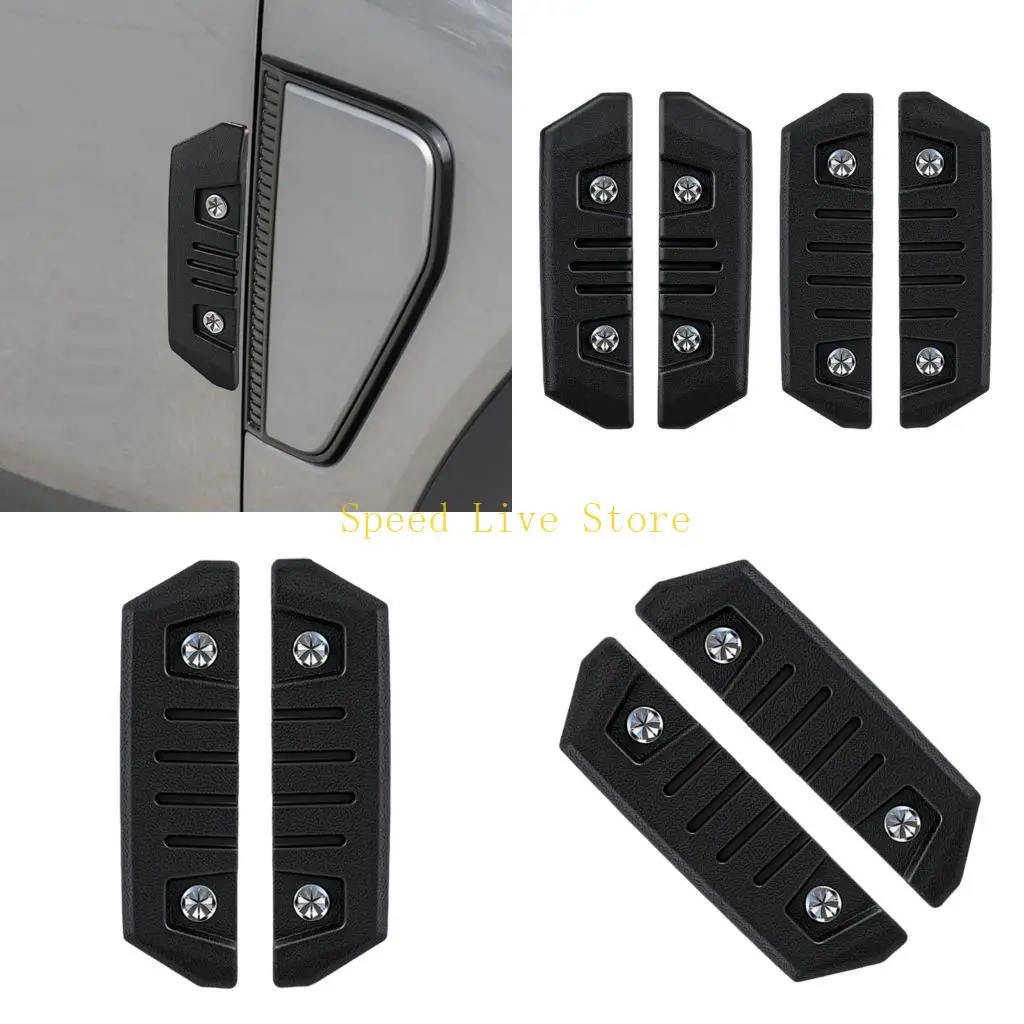 547C Pair High Performances Car Door Guards Adhesive PVC Anti Collision Tape Prevents Dents for Vehicle