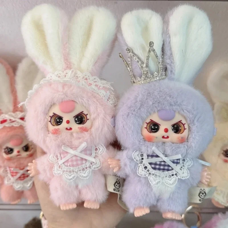 Genuine Baby Three Blind Box Macaron Cute Bunny Series Kawaii Plush Doll Bag Pendant Collection Toy Holiday Girls Kids Gift - Image 2