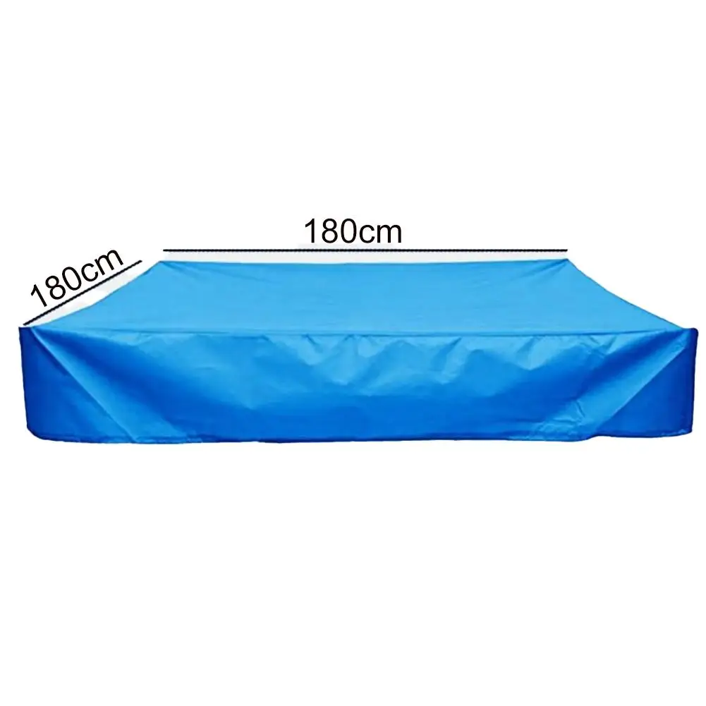 Sandbox Cover Sand Pit Square Waterproof Oxford Cloth Dust Cover Dustproof Protection With Drawstring Garden Sandpit Cover