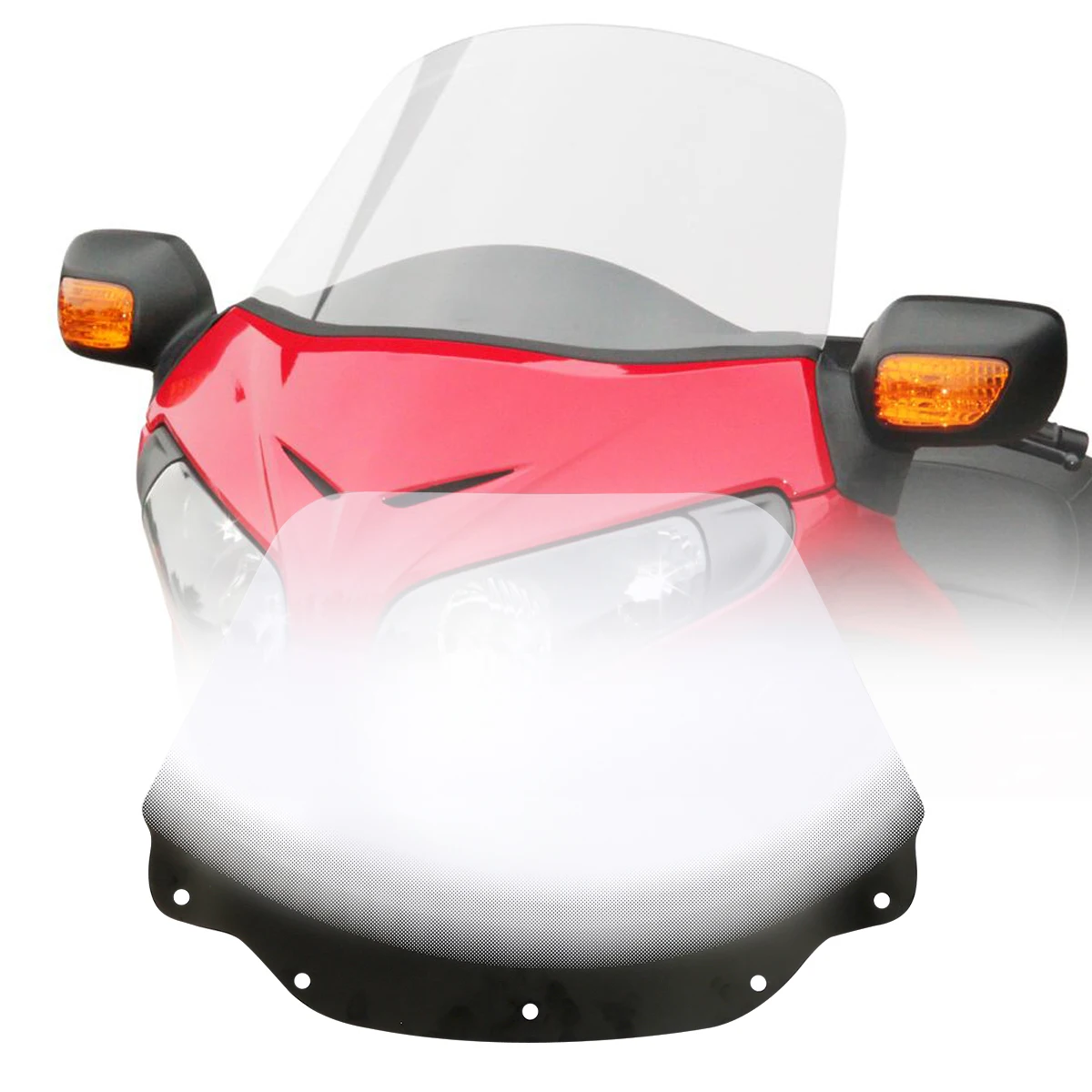 

Motorcycle PC Clear Windshield Fit For Honda Goldwing F6B GL1800B GL1800BD Deluxe 2013-2017